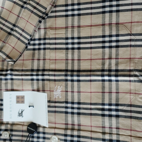 NWT VINTAGE 90's Burberry Men's Shirt - Picture 11 of 12